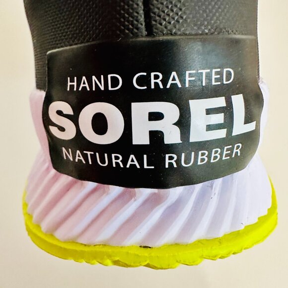 SOREL OUT N' ABOUT PUFFY PUFFER ZIP WATERPROOF INSULATED BOOTS BLACK - Picture 7 of 11